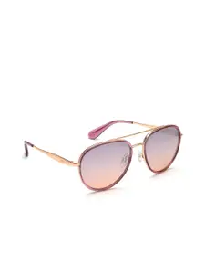IDEE Women Aviator Sunglasses with UV Protected Lens IDS3107C2SG