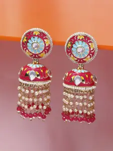 OOMPH Dome Shaped Jhumkas Earrings