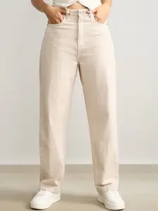 FREAKINS Women High-Rise Straight Fit  Jeans