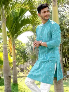 FILORI STUDIO Ethnic Motifs Embroidered Thread Work Kurta