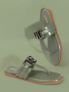 Lavie Embellished Open Toe Flats