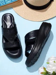 TRASE Open Toe Comfort Heels