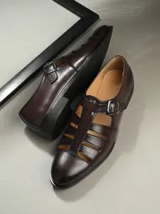 House of Pataudi Men Shoe-Style Sandals