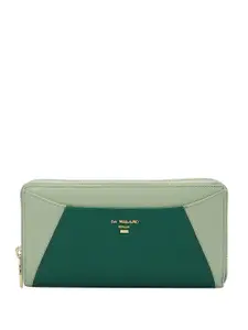 Da Milano Women Leather Zip Around Wallet