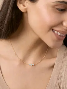 MINUTIAE Brass Gold-Plated Necklace