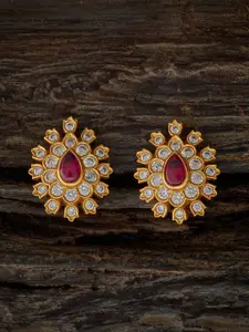 Kushal's Fashion Jewellery 92.5 Pure Silver Classic Studs Earrings