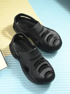 HRX by Hrithik Roshan Men Black Croslite Clogs