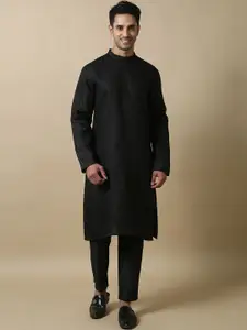 FILORI STUDIO Solid Straight Long Kurta