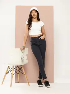 Harvard Women Skinny Fit High-Rise Stretchable Jeans