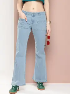 Harvard Women Wide Slim Flared Base Fit Stretchable Jeans