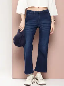 Harvard Women Kick Flared Bootcut Light Fade Stretchable Cropped Jeans