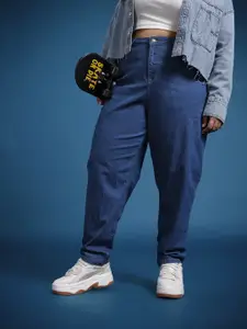 The Roadster Life Co. Women High-Rise Stretchable Slouchy Fit Jeans