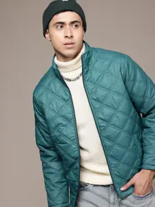 The Roadster Lifestyle Co. Mock Collar Quilted Jacket