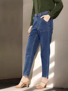 Chemistry Women Slouchy Fit High-Rise Light Fade Stretchable Jeans