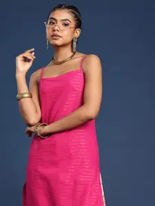 Taavi Striped Shoulder Straps Woven Legacy Kurta