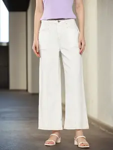 Chemistry Women High-Rise Stretchable Wide Leg Jeans