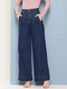 Chemistry Women Stretchable High-Rise Wide Leg Jeans