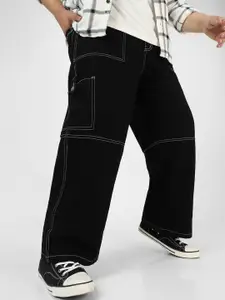 Urbano Plus Baggy Fit Stretchable Washed Cargo Jeans