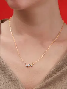 MINUTIAE Brass Gold-Plated Necklace