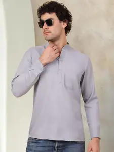 Jompers Mandarin Collar Long Sleeves Short Kurta