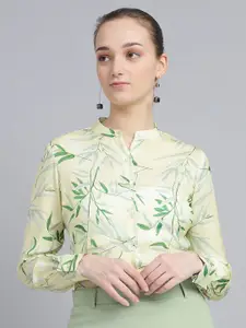 FITHUB Floral Printed Formal Shirt