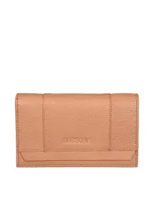 Sassora Women Embellished Leather Two Fold Wallet