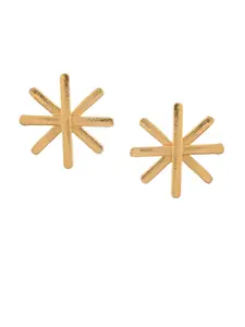 Silvermerc Designs Gold Plated Classic Stud Earrings
