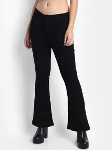 BROADSTAR Women Smart Bootcut High-Rise Stretchable Jeans