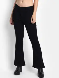 BROADSTAR Women Smart Bootcut High-Rise Stretchable Jeans