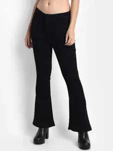 Next One Women Smart Bootcut High-Rise Low Distress Stretchable Jeans