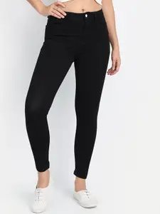 Next One Women Smart Skinny Fit Mid-Rise Stretchable Cotton Jeans