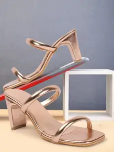 ICONICS Open Toe Block Heels