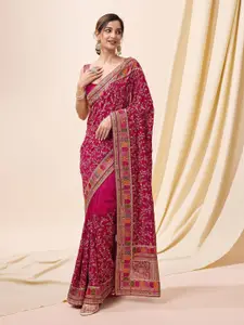 Trendmalls Embellished Beads and Stones Heavy Work Saree