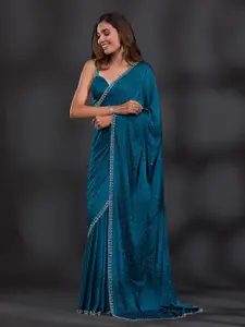 Trendmalls Embellished Beads and Stones  Heavy Work Saree