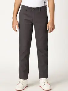 Nautica Boys Classic Slim Fit Mid Rise Cotton Chinos Trousers