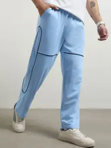 NOBERO Men Solid Straight Fit Joggers