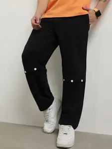 NOBERO Men Solid Straight Fit Joggers