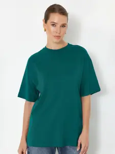 Trendyol Round Neck Cotton Tshirt