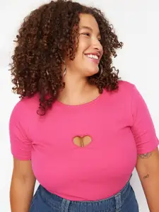 Trendyol Pure Cotton Round Neck T-shirt