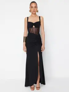 Trendyol Shoulder Straps Sleeveless Maxi Dress