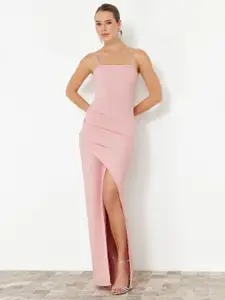 Trendyol Shoulder Straps Bodycon Maxi Dress