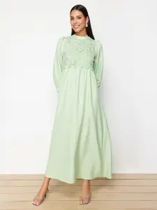 Trendyol High Neck Maxi Dress