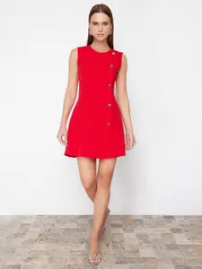 Trendyol Round Neck Sheath Dress