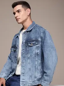 The Roadster Life Co. Pure Cotton Washed Denim Truckers Jacket