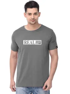 Polo Plus Typography Printed Bio Finish Casual T-Shirt