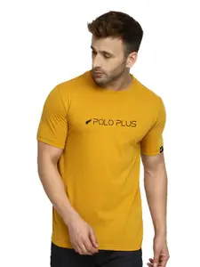 Polo Plus Typography Printed Bio Finish Casual T-shirt