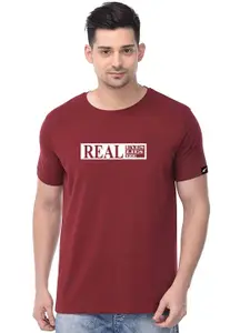 Polo Plus Typography Printed Bio Finish Casual T-Shirt