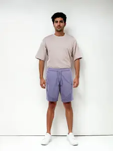 Celio Men Mid-Rise Drawstring Cotton Casual Regular Shorts