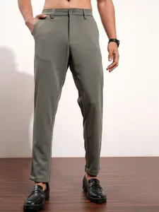 HIGHLANDER Men Knitted Slim Fit Chinos Trouser