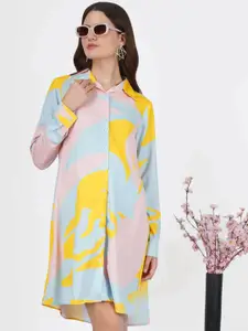 angloindu Print Maternity A-Line Dress